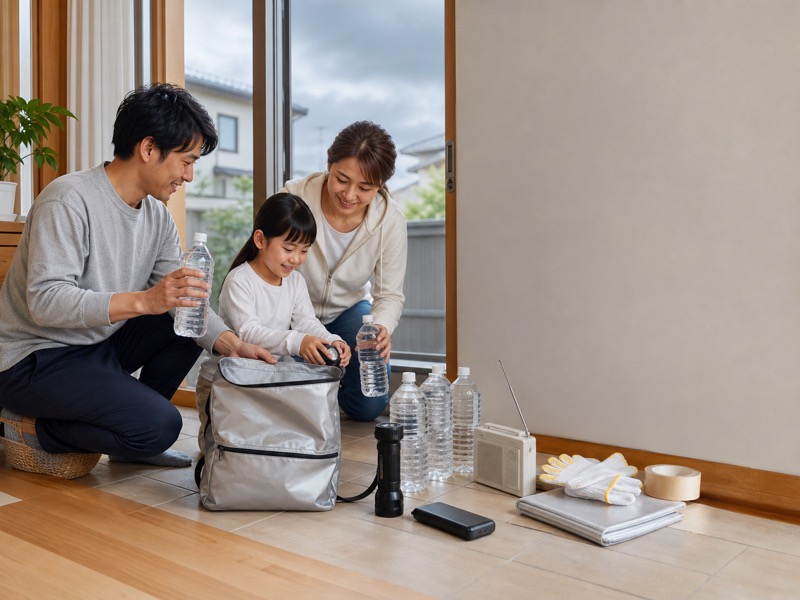 防災グッズ・非常用セットのイメージ
